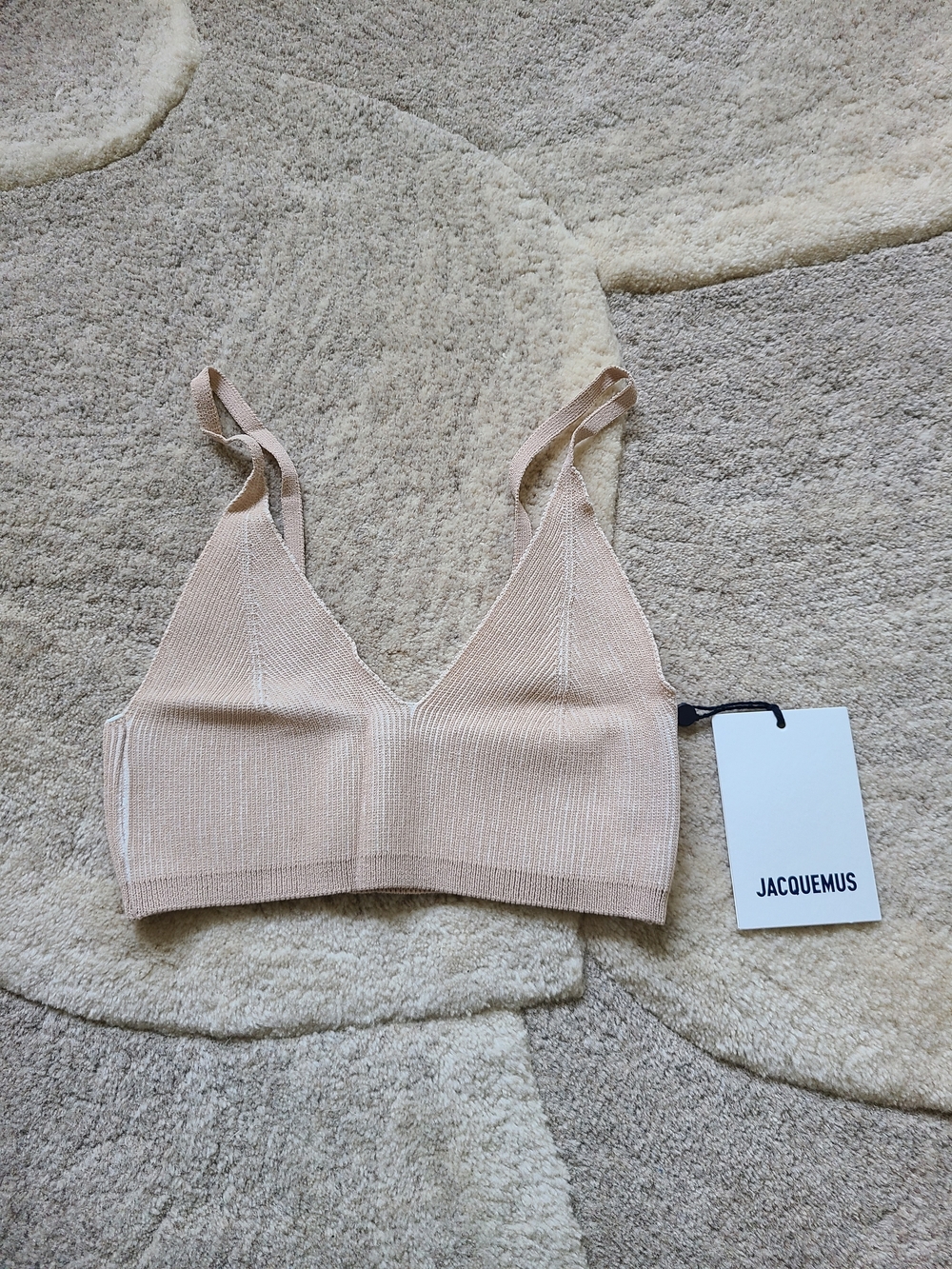 Jacquemus Le Bandeau Valensole in Beige - Size Medium